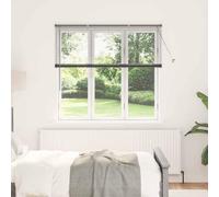 Persianas Venecianas de Aluminio Gris Oscuro para Ventana con Control de Luz Ajustable y Privacidad Total - Sistema Manual y Montaje Externo - 4 Piezas - Cortinas Modernas