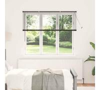 Persianas Venecianas de Aluminio Negro Mate para Ventana, 4 Piezas, Control Manual de Luz y Privacidad, Montaje Externo, Fácil Limpieza, Ideal para Sala de Estar