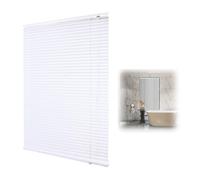 Persianas Venecianas De Aluminio, Tende Orizzontali, 75 X 130 Cm - para Casa, Oficina, Baño, Dormitorio, Salón - Proteggere Dalla Luce E Caldo(White)