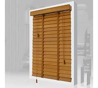 Persianas Venecianas De Madera Maciza,Con Cintas,Cortinas Venecianas Para Ventanas,Persiana Veneciana De Madera Para Interior Exterior 45cm 50cm 60cm 80cm 100cm 110cm 120cm,W×H-50x60cm/20x23.5in