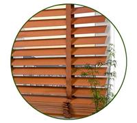 Persianas venecianas de madera real de 40 x 100 cm, 90 x 120 cm, 120 x 150 cm, persianas horizontales personalizables de 50 mm, perfectas para decoración del hogar (ancho x alto) x 31.5 x 39 pulgadas