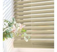 Persianas Venecianas de Vinilo PVC con cordón autobloqueo, Soportes Ocultos y Fácil Instalación Montaje en Pared o Techo. Persiana Veneciana y estores enrollables STORESDECO Topo 45x130 cm