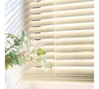 Persianas Venecianas de Vinilo PVC con cordón autobloqueo, Soportes Ocultos y Fácil Instalación Montaje en Pared o Techo. Persiana Veneciana y estores enrollables STORESDECO Beige 120x160 cm
