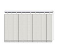 Persianas verticales opacas personalizables para ventanas, cortinas de privacidad con filtro de luz para puertas corredizas de vidrio, juego completo de listones (140 cm x 200 cm), mejora la