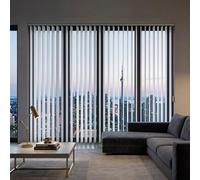 Persianas verticales para interiores, persiana grande para puerta de patio de 140 180 210 230 250 cm, panel opaco, persianas de riel para separador de ambientes y cubierta(W160xH200CM)