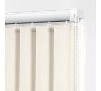 Persianas Verticales para Ventanas,Cortina Lamas Verticales Opaca,Venecianas de Tela Beige 98mm,con Pesas y Cadena,para Casa,Oficina,Patio,Color Personalizado,Ancho x Alto (160cm x 200cm)