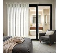 Persianas verticales para ventanas, Persianas verticales para interiores, Persianas verticales para puertas de patio, Persianas y estores opacos inalámbricos, Estores verticales(W110xH220CM)