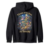 Persiguiendo a Jesús Y Niños Pequeños Fe Christian Mom Kids Sudadera con Capucha