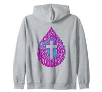 Persiguiendo a Jesús y niños pequeños Retro Groovy 70s Vintage Sudadera con Capucha