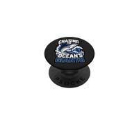 Persiguiendo a los Gigantes de los océanos Marlin Pesca Esta Gran Vida PopSockets PopGrip Adhesivo