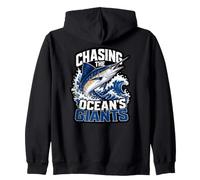 Persiguiendo a los Gigantes de los océanos Marlin Pesca Esta Gran Vida Sudadera con Capucha