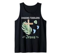 Persiguiendo a los niños pequeños y a Jesús Camiseta sin Mangas