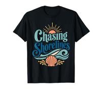 Persiguiendo Costas, Conchas costeras, Puesta de Sol Camiseta