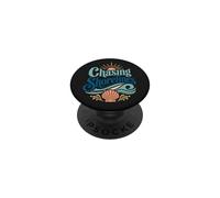 Persiguiendo Costas, Conchas costeras, Puesta de Sol PopSockets PopGrip Adhesivo