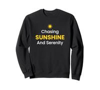 Persiguiendo el Sol y la Serenidad Entusiasta de la energía Solar Sudadera