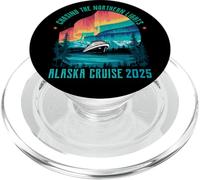 Persiguiendo la Aurora Boreal Alaska Crucero 2025 Aventura PopSockets PopGrip para MagSafe