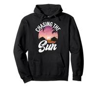 Persiguiendo Las Vacaciones del Sol Sudadera con Capucha