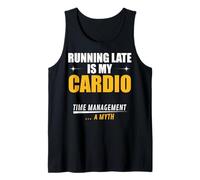 Persiguiendo los plazos es mi Cardio. Gestión del Tiempo ... Camiseta sin Mangas