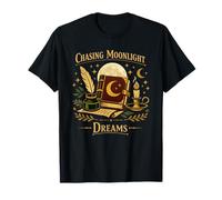 Persiguiendo sueños a la luz de la Luna Libro Celestial Camiseta