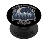 Persiguiendo sueños a la luz de la Luna Vintage PopSockets PopGrip Adhesivo