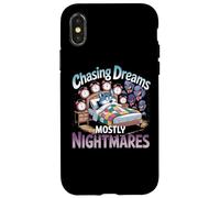 Persiguiendo sueños principalmente pesadillas Humor Carcasa para iPhone X/XS