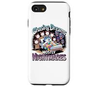 Persiguiendo sueños principalmente pesadillas Humor divertido del sueño Carcasa para iPhone SE (2020) / 7 / 8