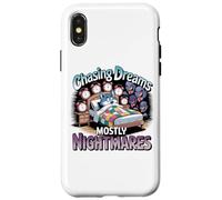 Persiguiendo sueños principalmente pesadillas Humor divertido del sueño Carcasa para iPhone X/XS