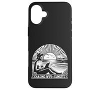 Persiguiendo WiFi y Puestas de Sol Trabajador Remoto Nómada Digital Carcasa para iPhone 16 Plus