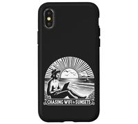 Persiguiendo WiFi y Puestas de Sol Trabajador Remoto Nómada Digital Carcasa para iPhone X/XS