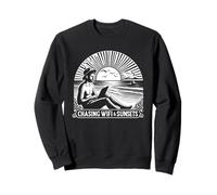 Persiguiendo WiFi y Puestas de Sol Trabajador Remoto Nómada Digital Sudadera