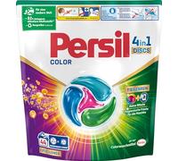 Persil 4 en 1 Color Discs (1 x 44 lavados), detergente con tecnología de limpieza profunda, detergente de color para un lavado puro y frescura higiénica para la máquina