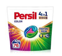 Persil 4 en 1 Color Discs (76 lavados), detergente con tecnología de limpieza profunda, detergente de color para ropa pura y frescura higiénica para la máquina