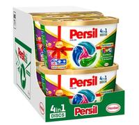 Persil 4 en 1 Color Discs (8 x 16 lavados), detergente con tecnología de limpieza profunda, detergente de color para un lavado puro y frescura higiénica para la máquina
