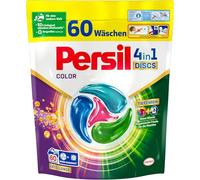Persil Color 4 en 1 DISCS (60 lavados), detergente de color con tecnología de limpieza profunda Plus para colores brillantes, 92% ingredientes biodegradables