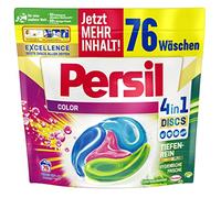 Persil Color 4 en 1 DISCS (76 lavados), detergente para colores con tecnología de limpieza profunda Plus para colores brillantes, 92% ingredientes biodegradables*