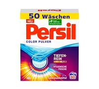 Persil Color polvo (50 lavados), detergente de color con tecnología de limpieza profunda Plus combate las manchas más difíciles, detergente en polvo para colores brillantes.