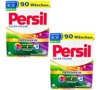 Persil Color Polvo Profundo 2 X 5,4 Kg = 90 WL Detergente Para Ropa Colorida