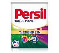 Persil Detergente en polvo de color de limpieza profunda (75 lavados), detergente para ropa pura y frescura higiénica para la máquina, eficaz de 20 °C a 60 °C
