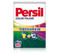 Persil Detergente en polvo de color de limpieza profunda (90 lavados), detergente para ropa pura y frescura higiénica para la máquina, eficaz de 20 °C a 60 °C