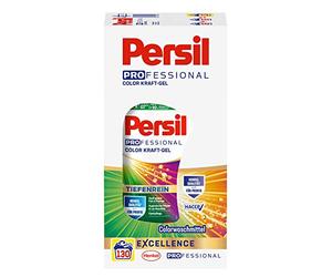 Persil Gel Kraft Color (130 lavados), detergente líquido con tecnología de limpieza profunda, detergente de color para un lavado puro y frescura higiénica para la máquina, eficaz a partir de 20 °C