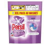Persil Las cápsulas de lavado Colour Protect 3 en 1 mantienen los colores brillantes y excelente eliminación de manchas en lavados rápidos y fríos 48 lavados
