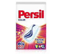 Persil Power Bars Color Detergente (60 lavados), Detergente predosificado de colores con película protectora biodegradable, para ropa pura y frescura higiénica para la máquina