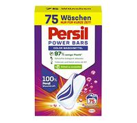 Persil Power Bars Color Detergente (75 lavados), Detergente predosificado de colores en embalaje sostenible, para ropa limpia higiénica a partir de 20 °C