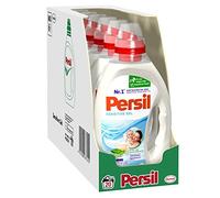 Persil Sensitive Gel 120 lavados con certificado ECARF Sensitive Detergente para alérgicos y pieles sensibles, aroma a aloe vera y jabón natural, 20 °C - 95 °C
