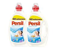 Persil Sensitive Gel - Detergente líquido para alérgicos y bebés, respetuoso con la piel, 100 lavados (2 x 50)