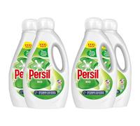 Persil XXXL Detergente líquido de lavado, excelente eliminación de manchas, lavado rápido y frío, resistente a las manchas, suave junto a la piel sensible, 95 lavados, paquete de 4, 2,565 litros (Bio)