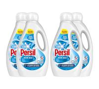 Persil XXXL Detergente líquido de lavado, excelente eliminación de manchas, lavado rápido y frío, resistente a las manchas, suave junto a la piel sensible, 95 lavados, paquete de 4, 2,565 litros (no