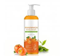 Persimmon Body Wash for Old People Smell, Natural Deodorant Bar Soap for Strong Odor Smelly Feet Remove, Cleansing Body Deodorizing with Persimmon & Green Tea Extracts