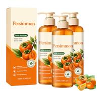 Persimmon Body Wash for Strong Odor Control, Natural Persimmon Liquid Soap for Old People Smell, Gel de ducha desodorante suave para mujeres y hombres para tipos de piel, 3 unidades