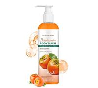 Persimmon Body Wash, Natural Deodorizing Cleanser, 100 ml Skin Purifying Gel with Odor Neutralizing Formula, Portable Design with Compact Build, Freshness Balance Care System, Daily Hygiene Solution